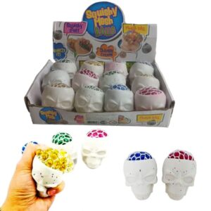 Squishy calavera con red