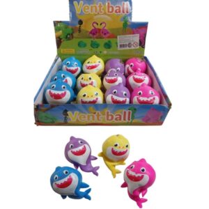 Tiburon apretable Con pelotas sharky