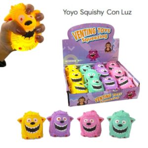 Apretable yoyo Monstruo con luz