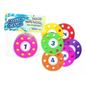 Aqua discos plásticos x6.