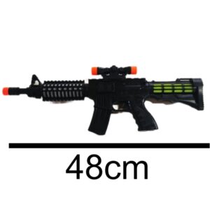 Ametralladora a pilas con luz y sonido. 62912