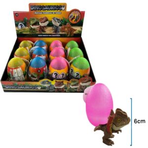 Dinosaurio articulado cabezón en huevo 337