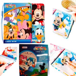 Libro Wow Mickey. Para pintar con agua y los dedos. Tiene sonido al apretar