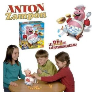 ANTON ZAMPON CHANCHITO GLOTON TAPI. SI COME SIN PARAR, ¡EL CINTURON LE EXPLOTARA!