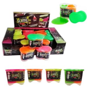 Slime power 1 pote 2 colores fluo
