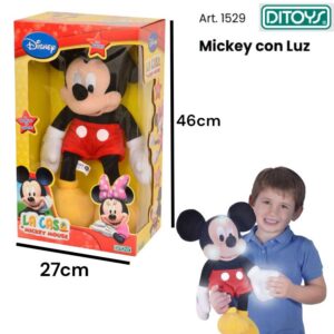 Mickey de plush con luces
