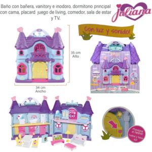 Castillo de ensueño Juliana. Tiene luz y sonido
