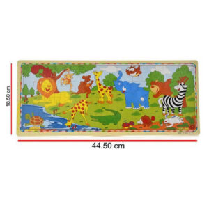 Rompecabezas madera rectangular x44 piezas.Motivos varios.