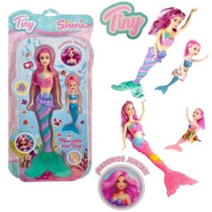 Muñeca Tiny Sirena x 2 75176