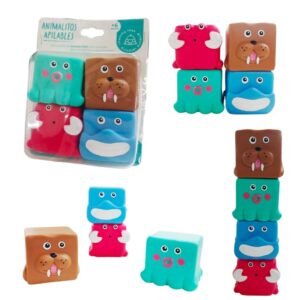 Apilable Animal Marino silicona, 5cm x 5cm Chanchy