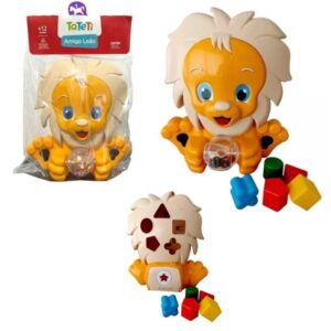 Amigo Leon con figuras encastrables.