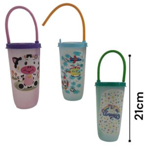 Vaso alto 350cc con tapa sorbete