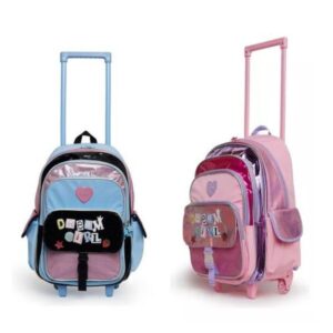 Mochila carro 18 pulgadas Metalizada