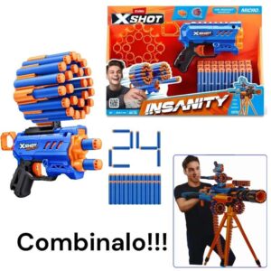 Xshot Insanity Micro. Trae 24 dardos.
