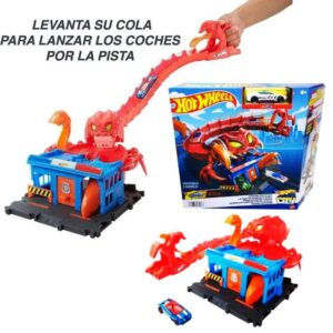 Hot Wheels Pista Ataque de escorpión. Trae 1 auto