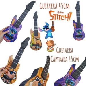 Guitarra madera con foto