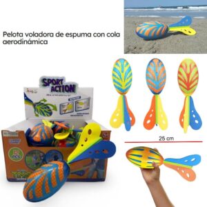 Cohete goma espuma con cola aerodinamica 25cm. 2017