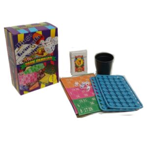 Juego bingo-generala-naipes. Pack familiar, fichas plasticas. 30103