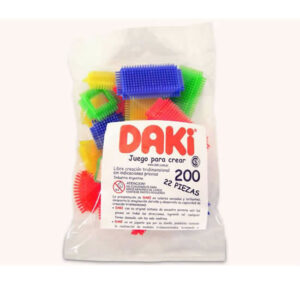 Daki 200 de 22 piezas con 2 cabezas para armar muñequitos