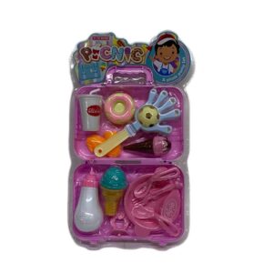 Accesorios de cocina y comidita en valija.