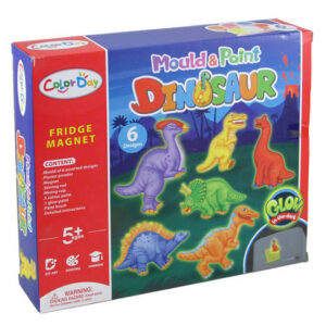 Fabrica de imanes dinosaurios.Caja 27x 23.5cm