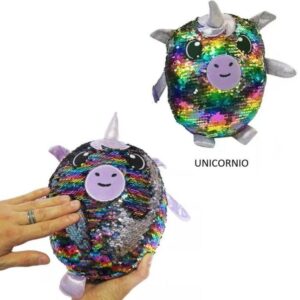 Unicornio lentejuelas 25cm 20587