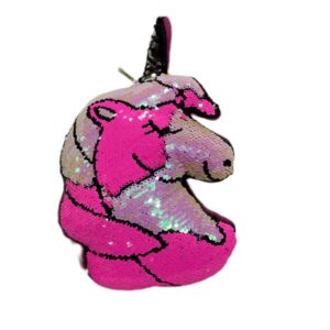 Almohadon Unicornio lentejuelas reversibles 101.  28cm