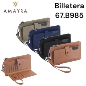 Billetera Amayra 1 cierre con tarjetero 857