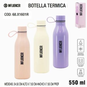 Botella termica influencer 550ml  1601
