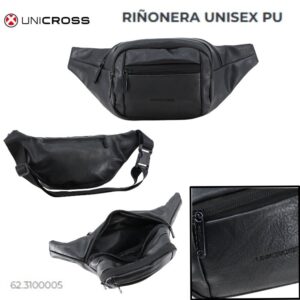 Riñonera Unicross Negra/ Marron 057