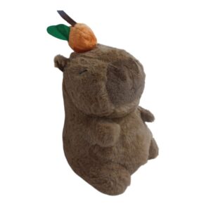 Capibara con naranja 24cm
