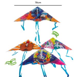 Barrilete con cola varios personajes