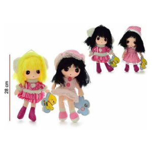 Muñecas 4 modelos, carita rígida. 28 cm de altura. Saldo