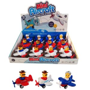 Avion con muñeco rueda libre. 111-432