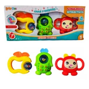 Sonajero de mano x3  caja 61316