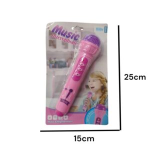 Microfono con música y luz blister 74923