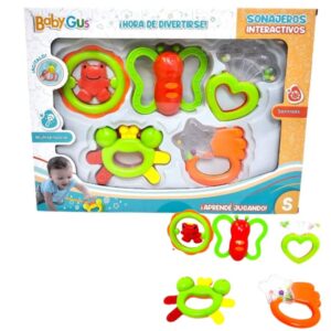 Sonajero x 5 Caja 34cm x 26cm