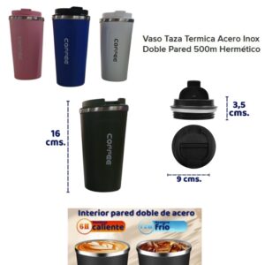 Vaso térmico frío/ calor 500ml 9009Z
