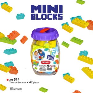 Mini blocks x 42 piezas Pote