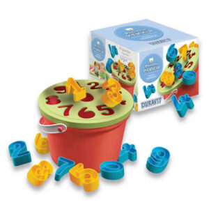 Balde de encastre plástico con números del 1 al 9