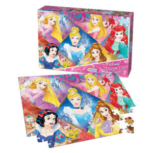 Rompecabezas princesas 120 piezas.