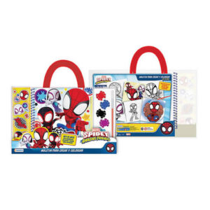 Maletin con acuarelas spiderman