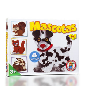 Rompecabezas rh 2×9 y 2×12 piezas mascotas.Edad +3