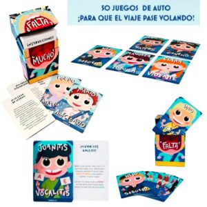 Juego de naipes ¿Falta Mucho? . 50 juegos de auto. Para que el viaje pase volando