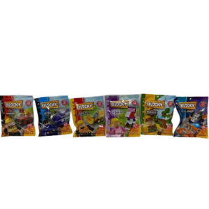 Blocky coleccionables.Viene en 6 modelos: chicas,bomberos,dinos,policías,ciudad y x-plorer.de entre 17 y 25 piezas según modelo y con 1 muñequito articulado.