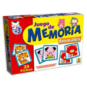 Memoria animalitos, fichas plásticas