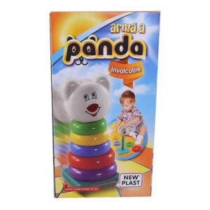 Panda con anillos apilables con base involcable