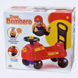 Andador zapatilla bombero c/respaldo y accesorios