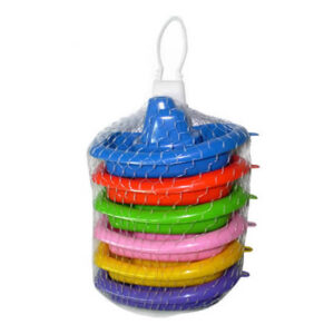 Set de 6 barquitos plásticos de 10 cm