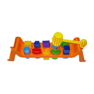 Banco de encastre con martillo